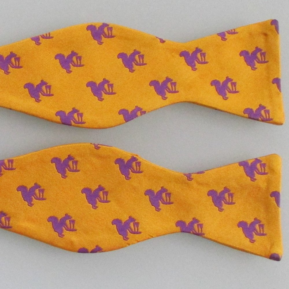 Ferrell Reed Self-Tieing Butterfly-End Silk Bow Tie